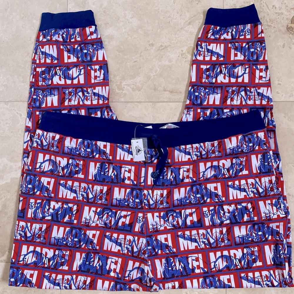 Disney Marvel Joggers Lounge Pants XXL NWT $49.99 MSRP